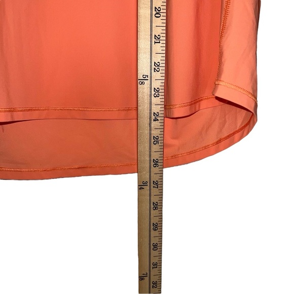 Lululemon Orange  Sculpt Short Sleeve Top Size 8 - Picture 4 of 9